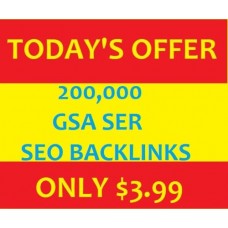 200,000 GSA SER SEO Backlinks with Live Proof