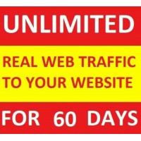 UNLIMITED Genuine Real Website TRAFFIC for 2 months(60 days) for $5